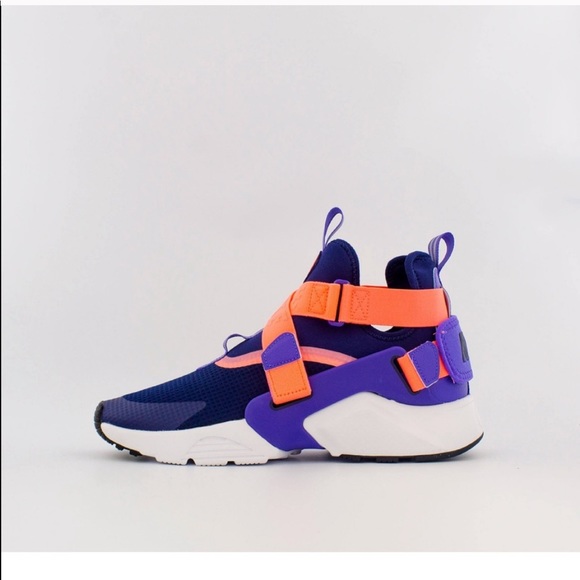 Nike Huarache city pink blue Sz 7y Women’s 8.5 - Picture 3 of 4